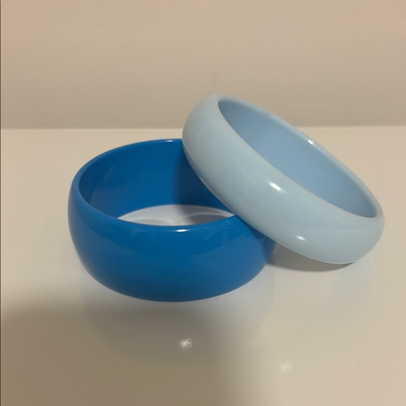 Elegant Blue Bangle Set - Picture 2 of 4